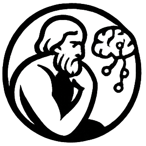 Representation of ancient philosophers thinking
